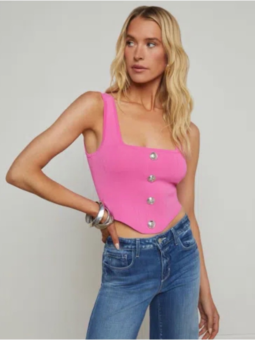 L'AGENCE
Saga Top In Rose Violetnickel